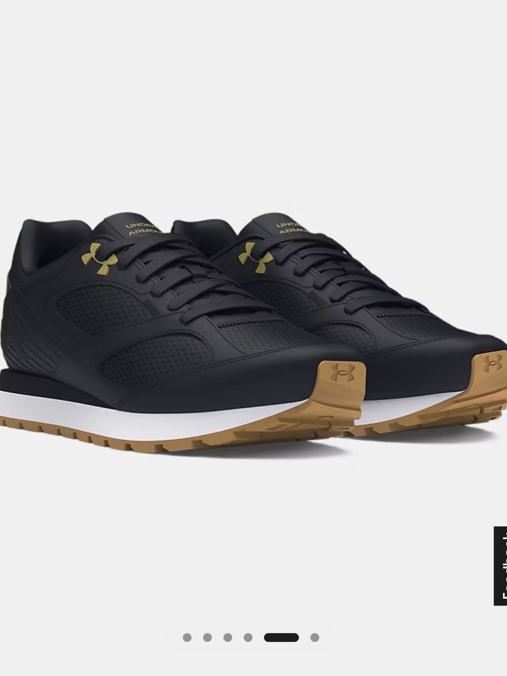 Under Armour UA Jogger Shoes Woman US 9.5 Black Streetwear Classic Comfort
